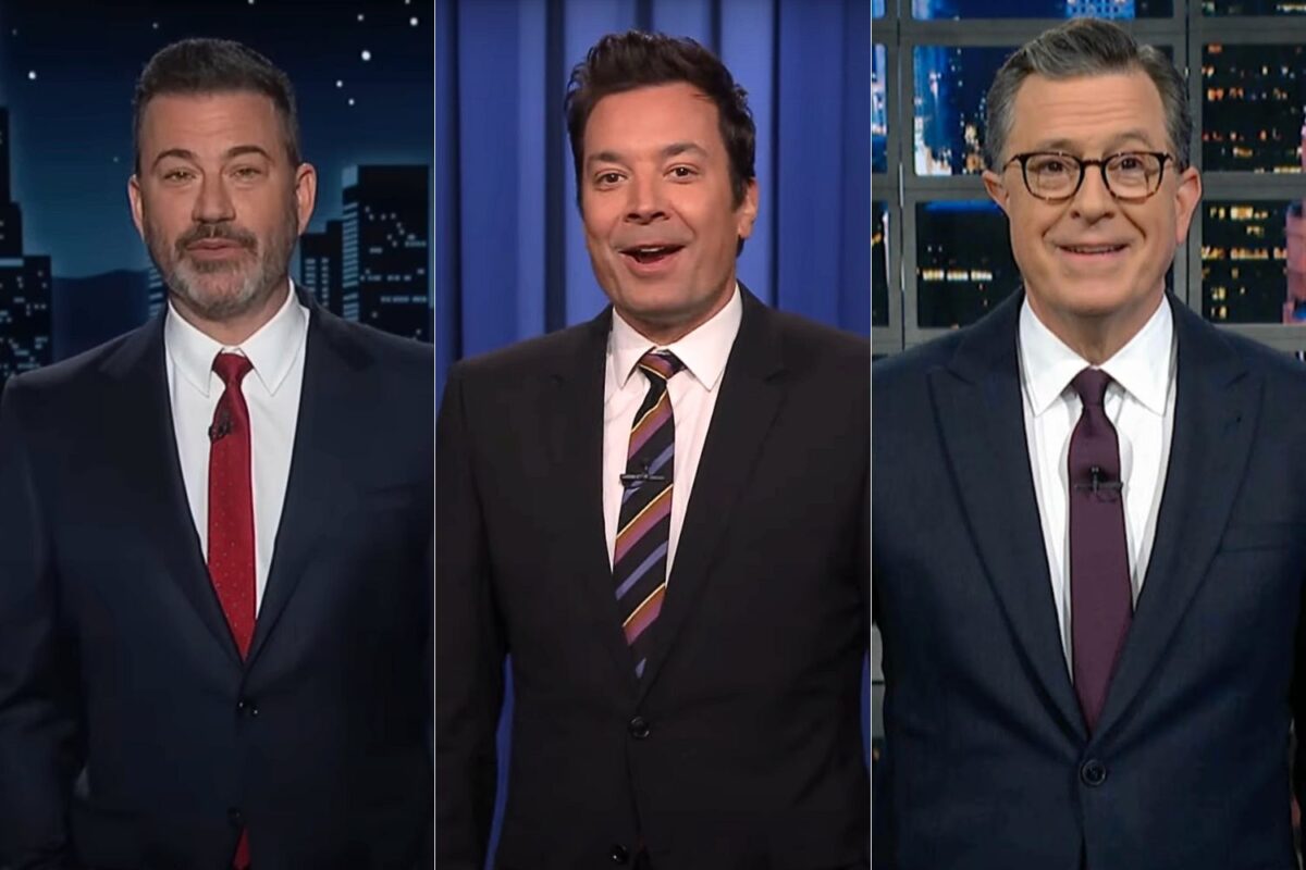 Jimmy Kimmel, Jimmy Fallon, Stephen Colbert