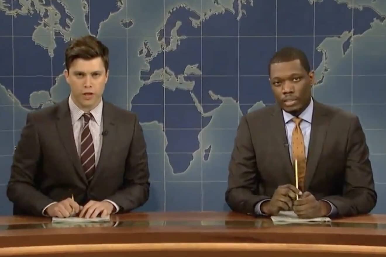 Watch: Colin Jost and Michael Che Make Their 'Weekend Update' Co-Anchor ...