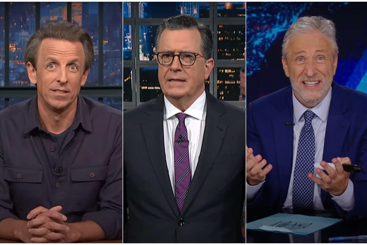 Seth Meyers, Stephen Colbert, Jon Stewart