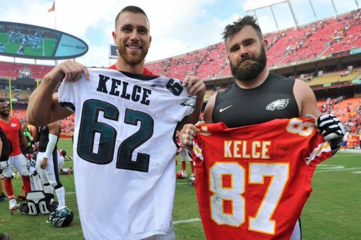 Travis Kelce and Jason Kelce
