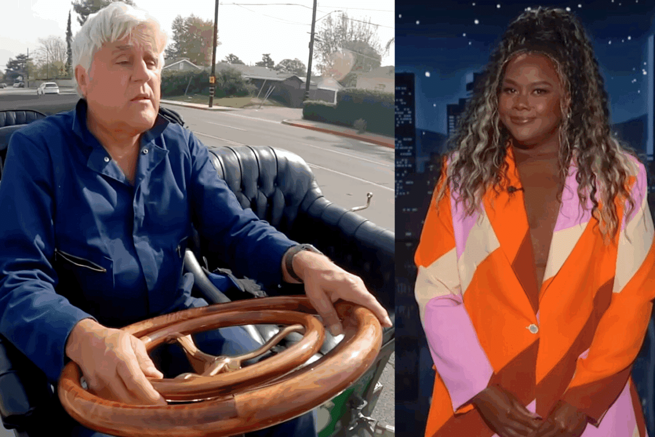 Nicole Byer Jabs 'Double-Denim Wearing B*tch' Jay Leno on Kimmel