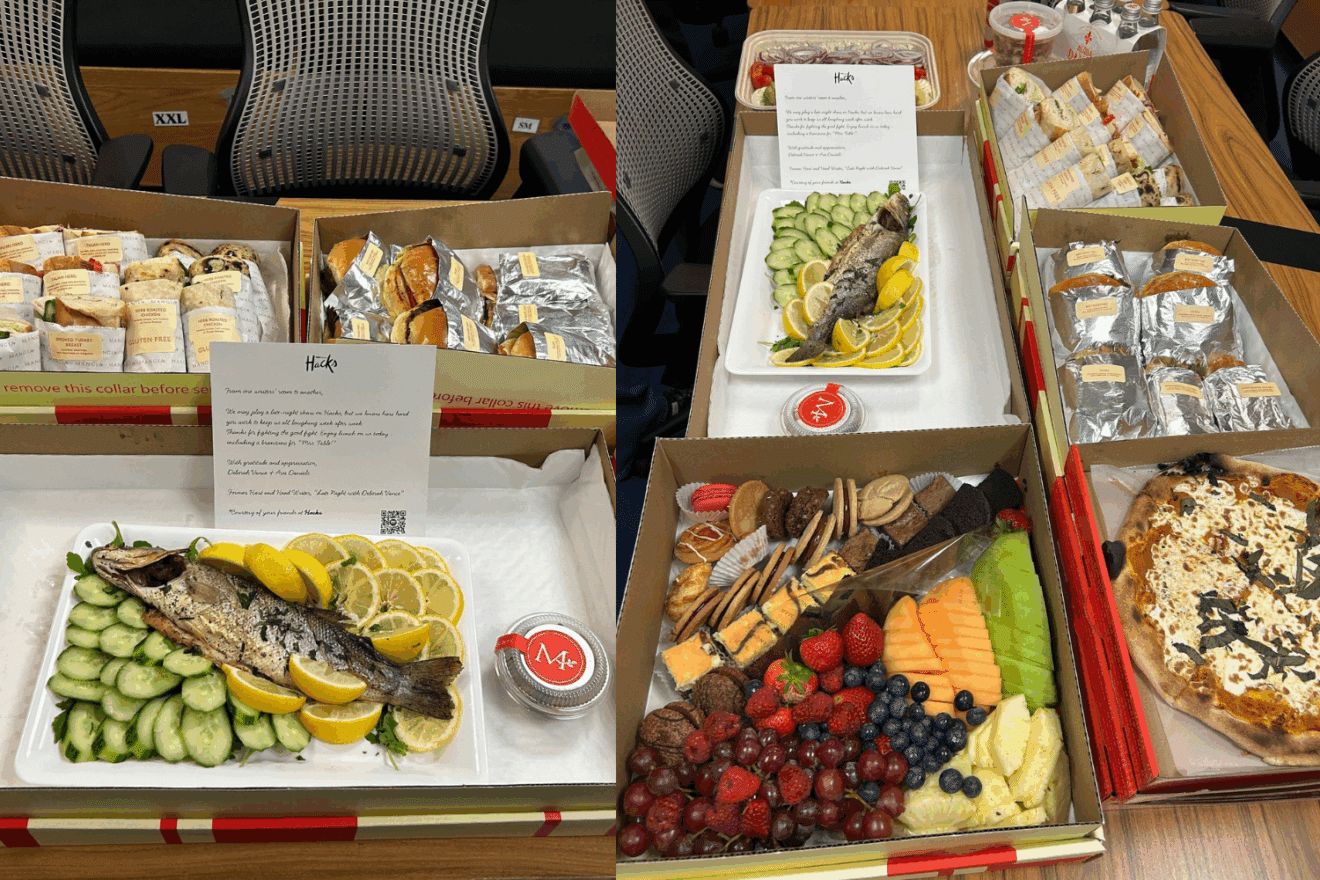 Hacks' Fictional Late-Night Show Catered Lunch for the Real Ones—Including a Branzino