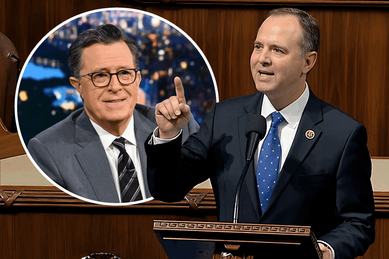 Stephen Colbert, Adam Schiff