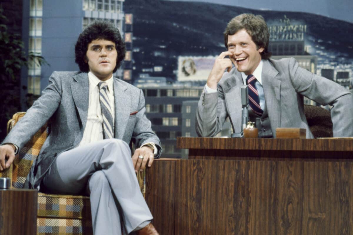 Jay Leno, David Letterman