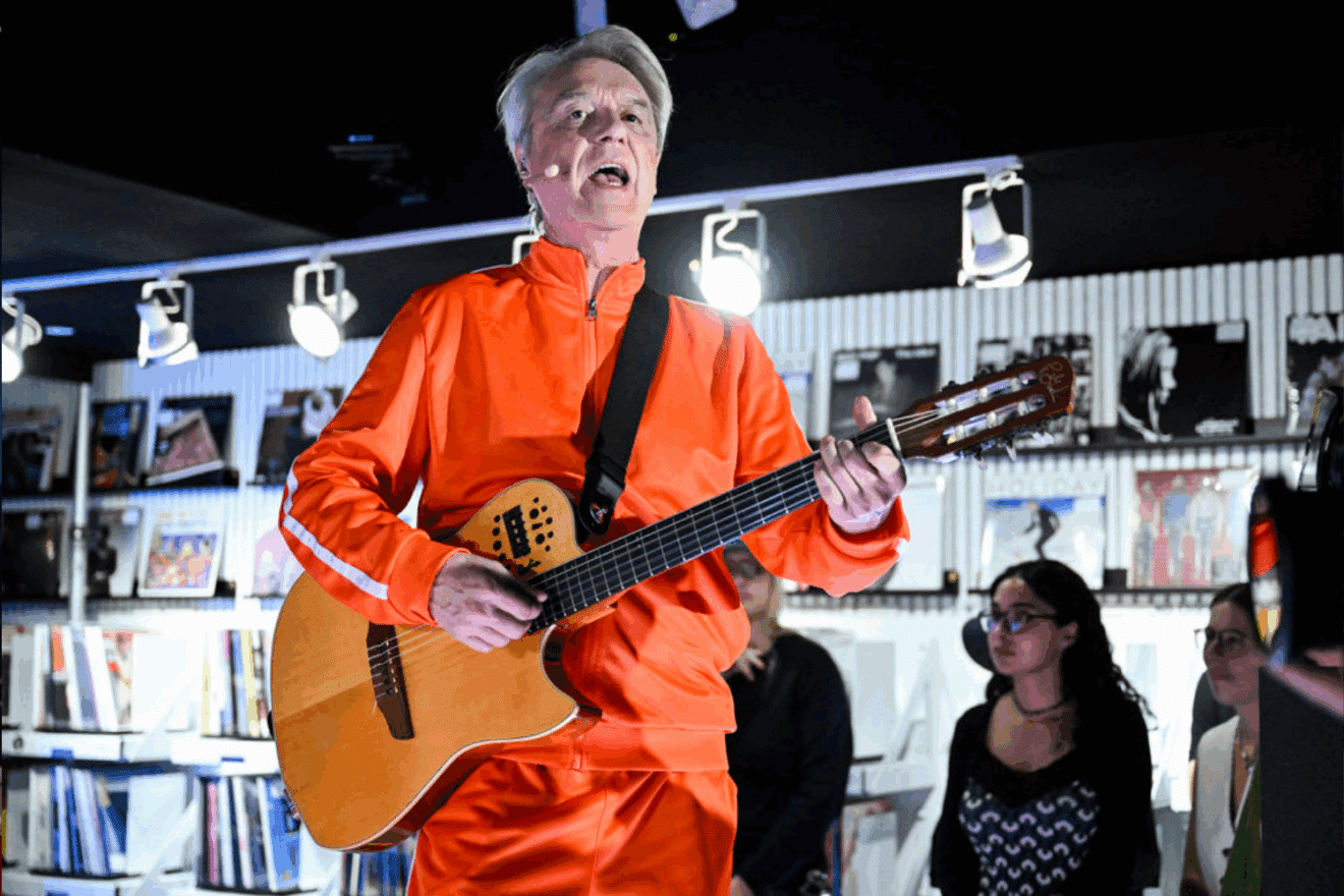 The Tonight Show Airs David Byrne Performance From Neighboring Record Store