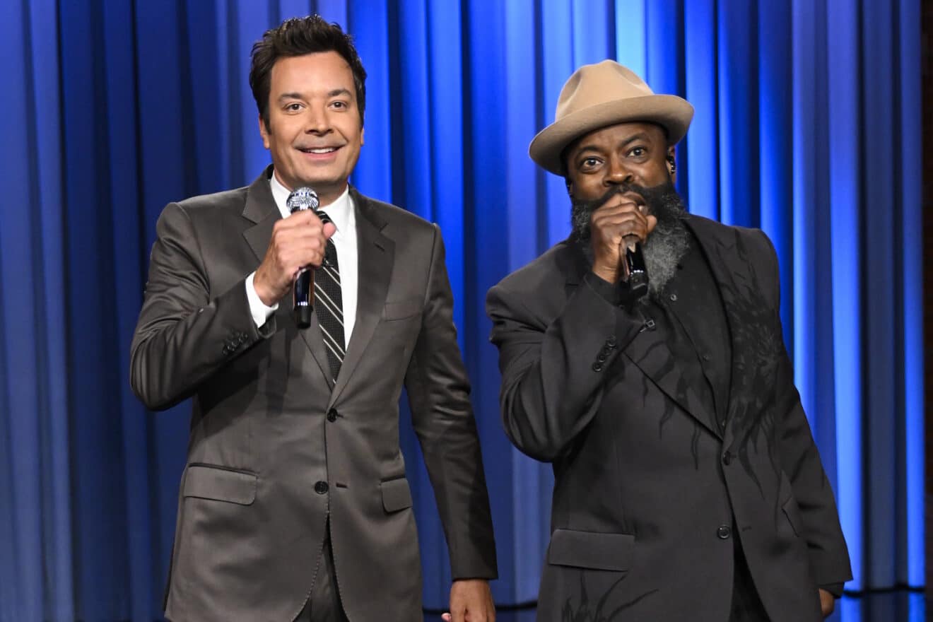 Jimmy Fallon and Tariq 
