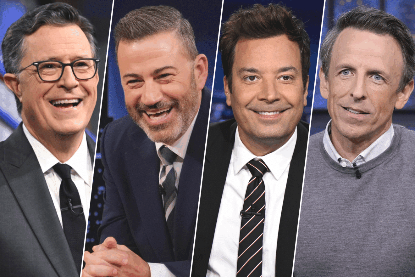 Stephen Colbert, Jimmy Kimmel, Jimmy Fallon, Seth Meyers