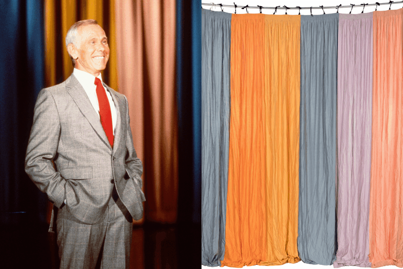 Johnny Carson's Final Tonight Show Curtains Are Up for Auction