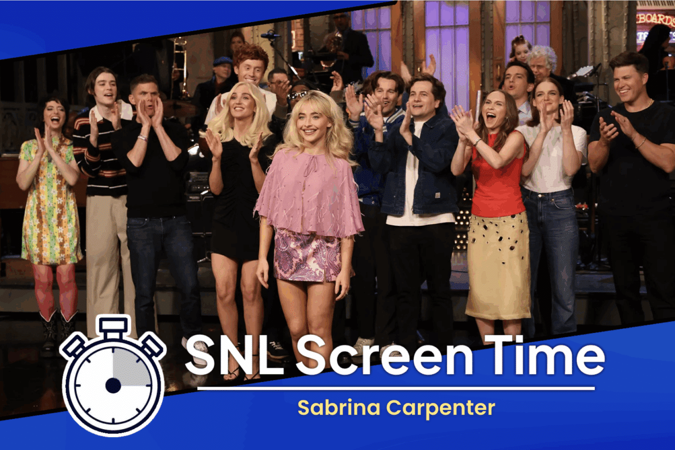 SNL Screen Time Report: Sabrina Carpenter (S51 E3)