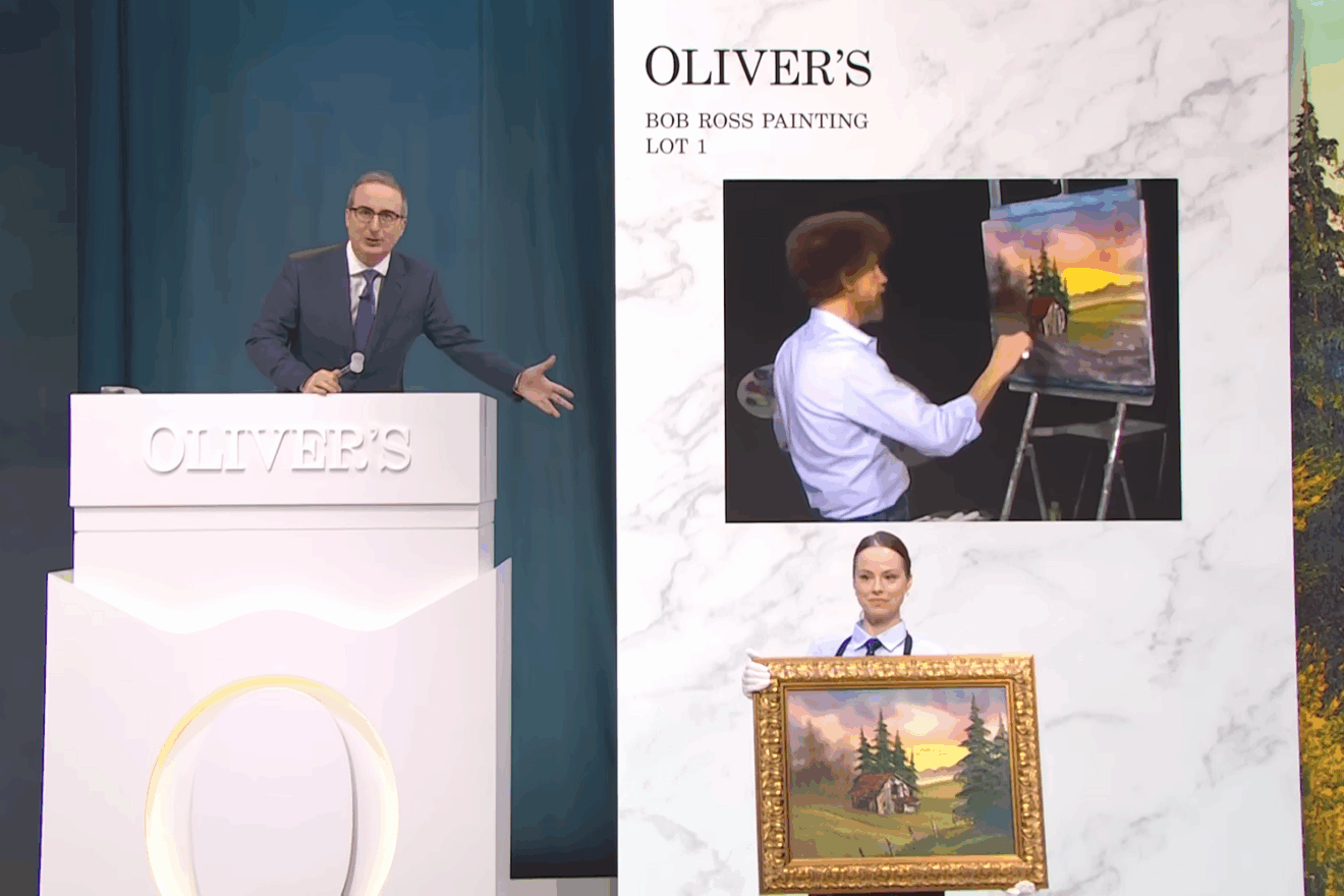 John Oliver Bob Ross