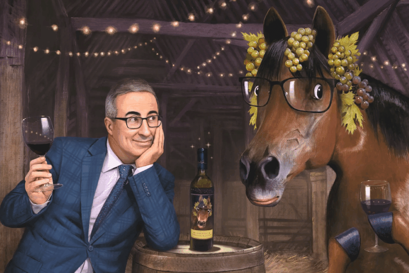 John OLiver Wine art