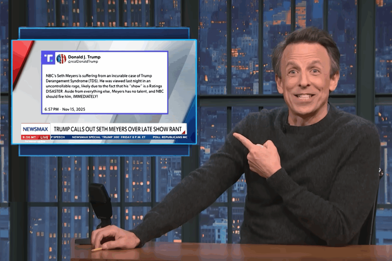 Seth Meyers Trump post