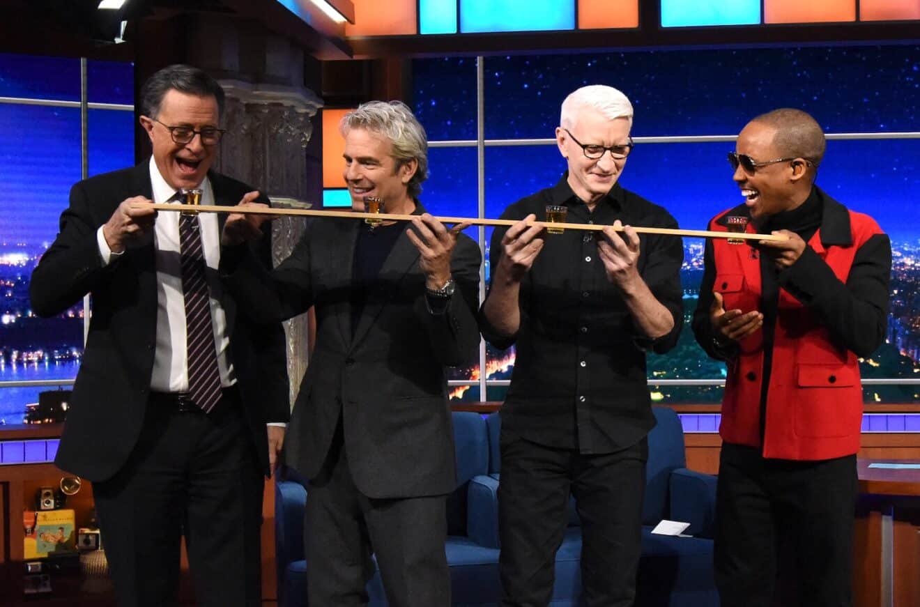 Anderson Cooper Andy Cohen Colbert