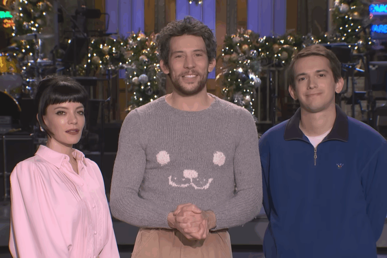 Lily Allen, Josh O'Connor, Andrew Dismukes