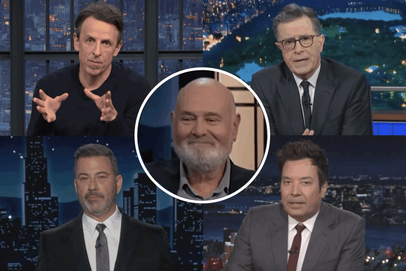 kimmel colbert reactions rob reiner death