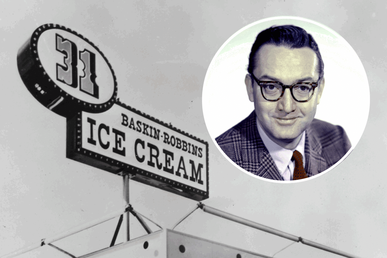 Steve Allen Ice Cream Baskin Robbins