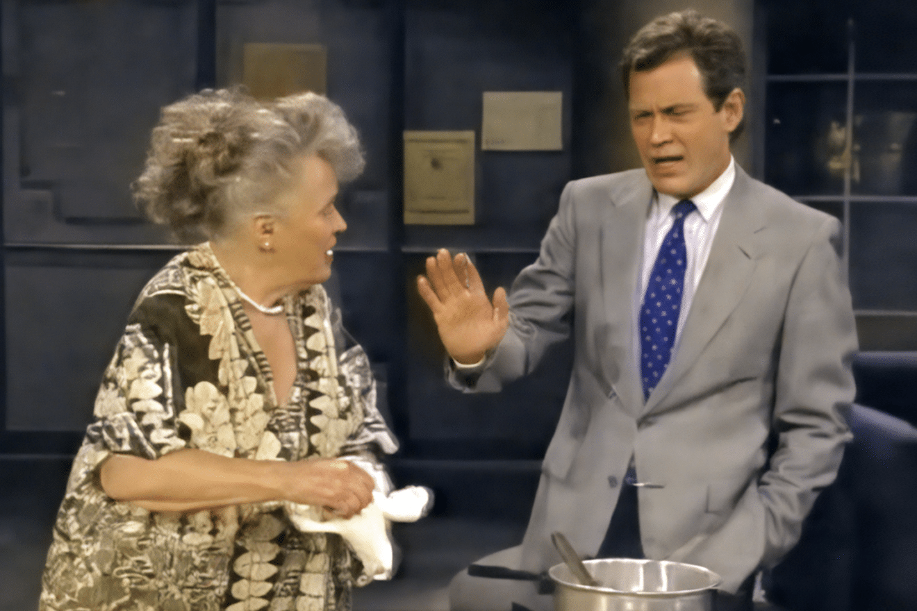 Frances Hamerstrom and David Letterman