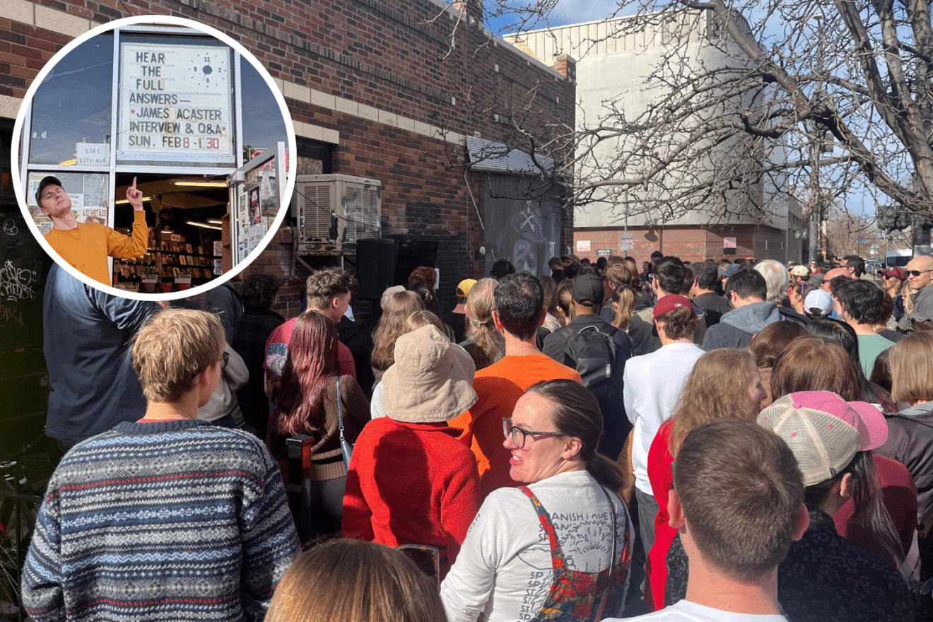 James Acaster event at Wax Trax