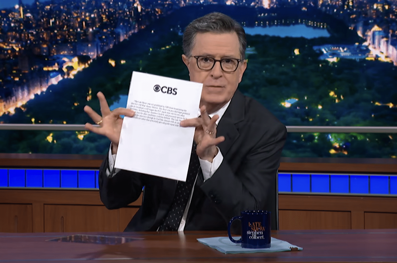 Colbert CBS Statement Talarico FCC