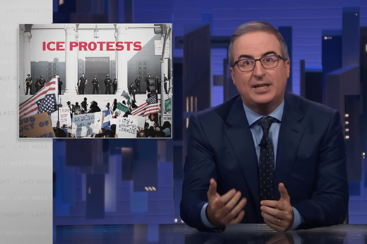 John Oliver ICE shootings