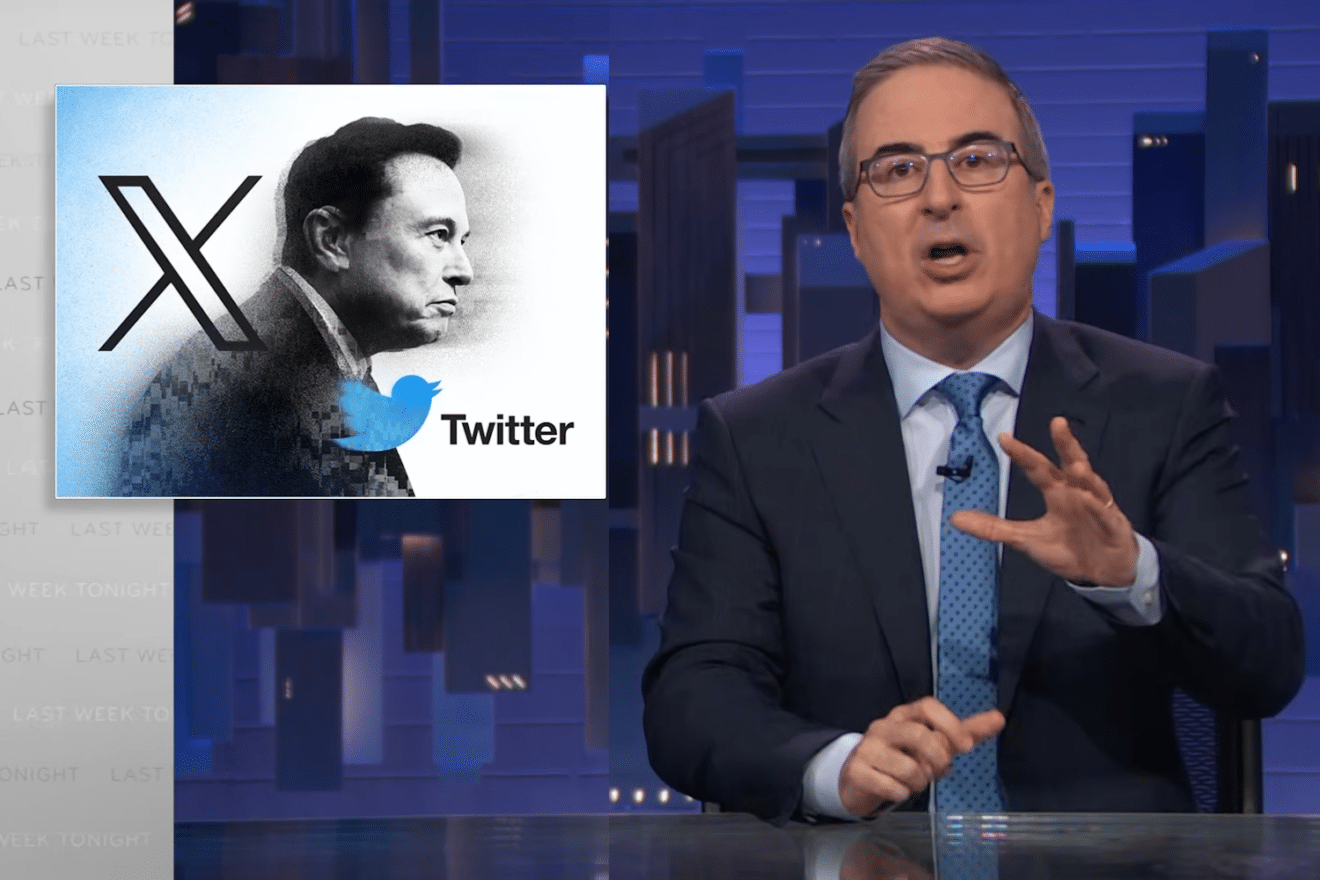 John Oliver, Elon Musk Twitter