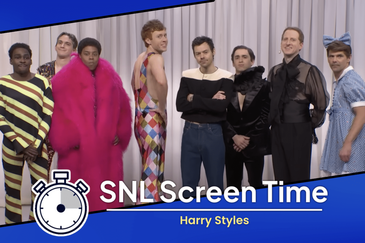SNL Screen Time Report Harry Styles