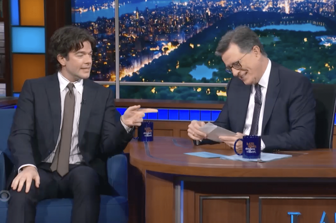 Mulaney Colbert Check 750 Dollars