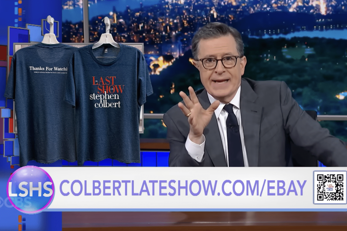 Late Show Shirt Auction
