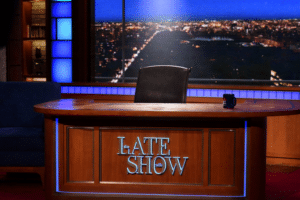 Empty Late Show set