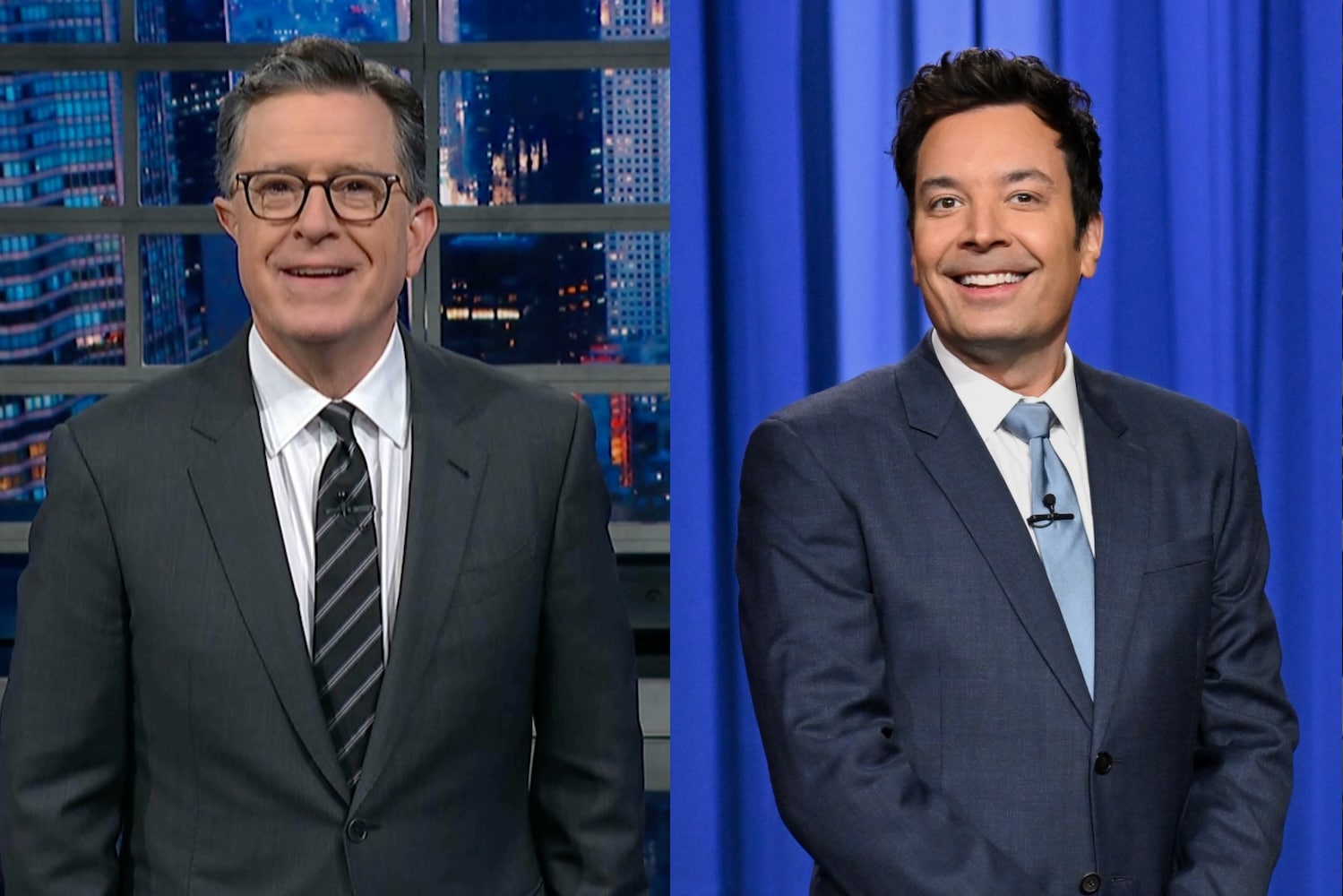 Trump Address Fallon Colbert Delay