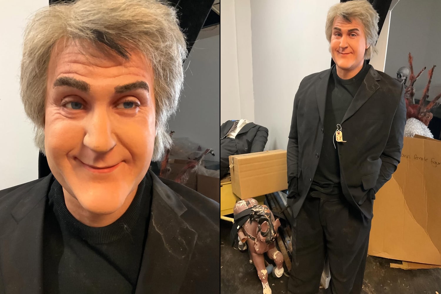 Jay Leno wax figure