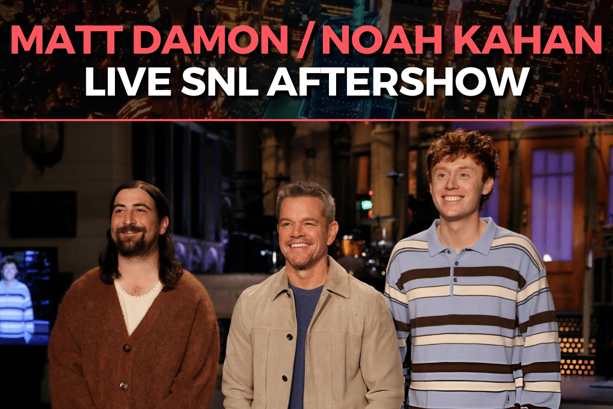 SNL Hot Take Show - Matt Damon / Noah Kahan