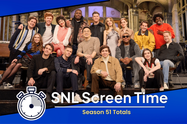 SNL Screen Time Totals Season 51