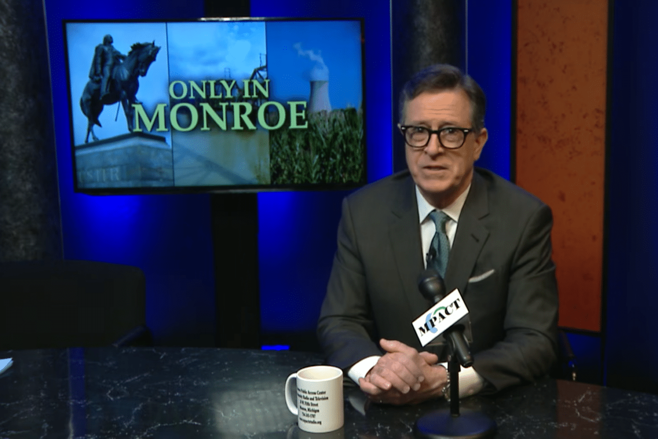 Stephen Colbert Returns to Only in Monroe After Late Show Finale
