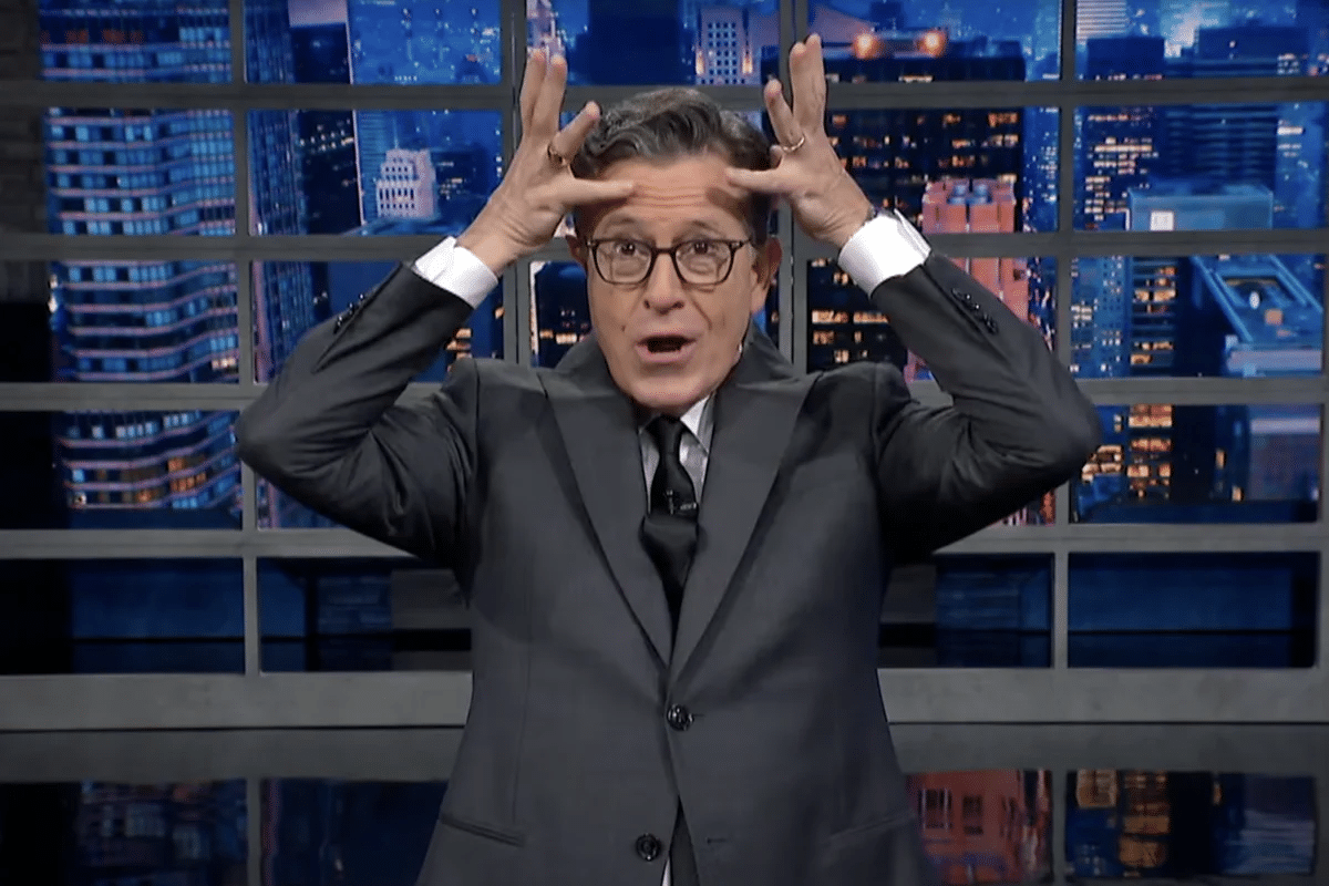 Stephen Colbert crown