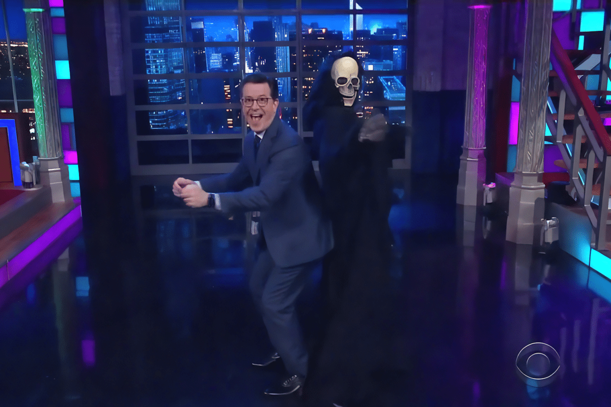 Stephen Colbert Grim Reaper