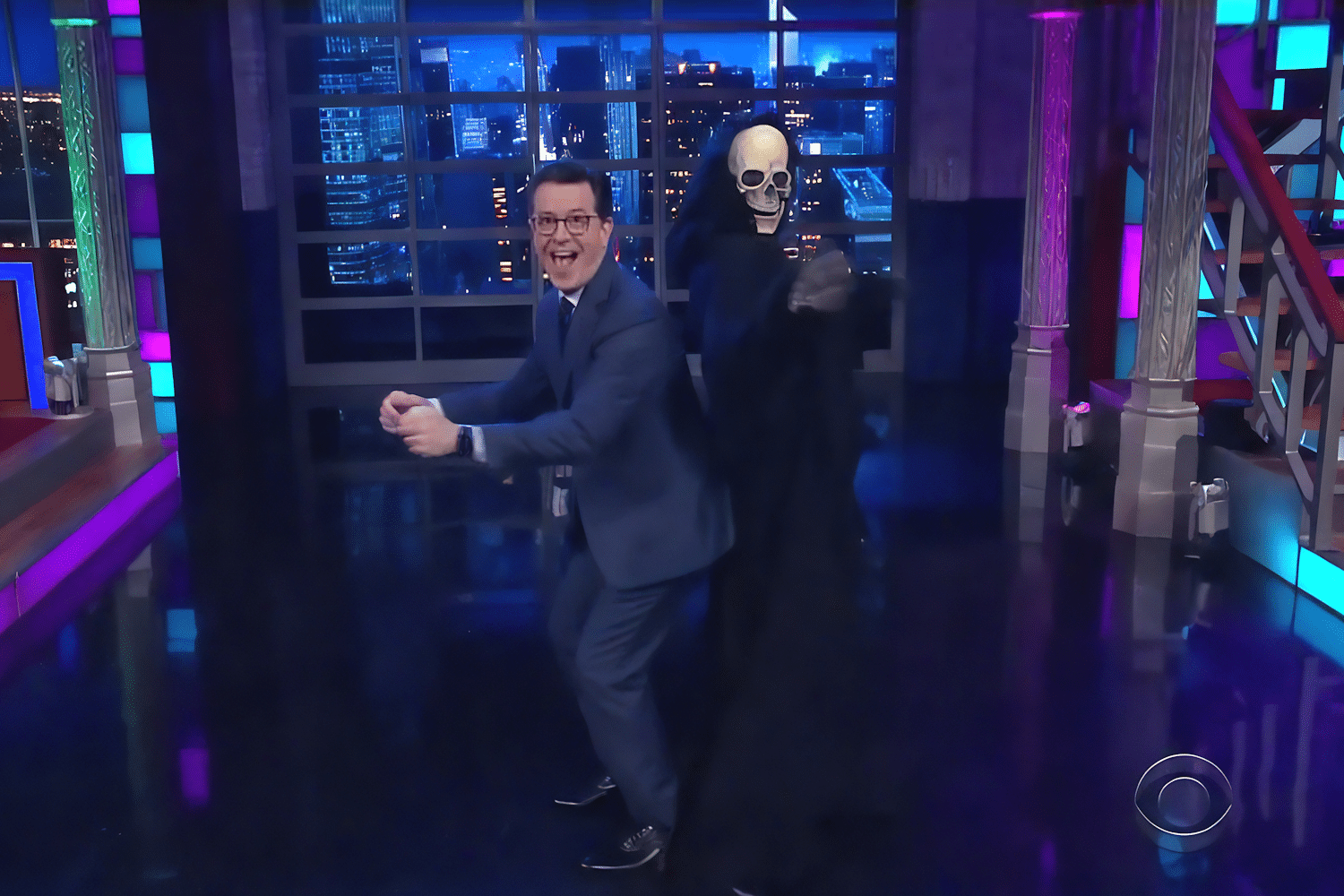 Stephen Colbert Grim Reaper