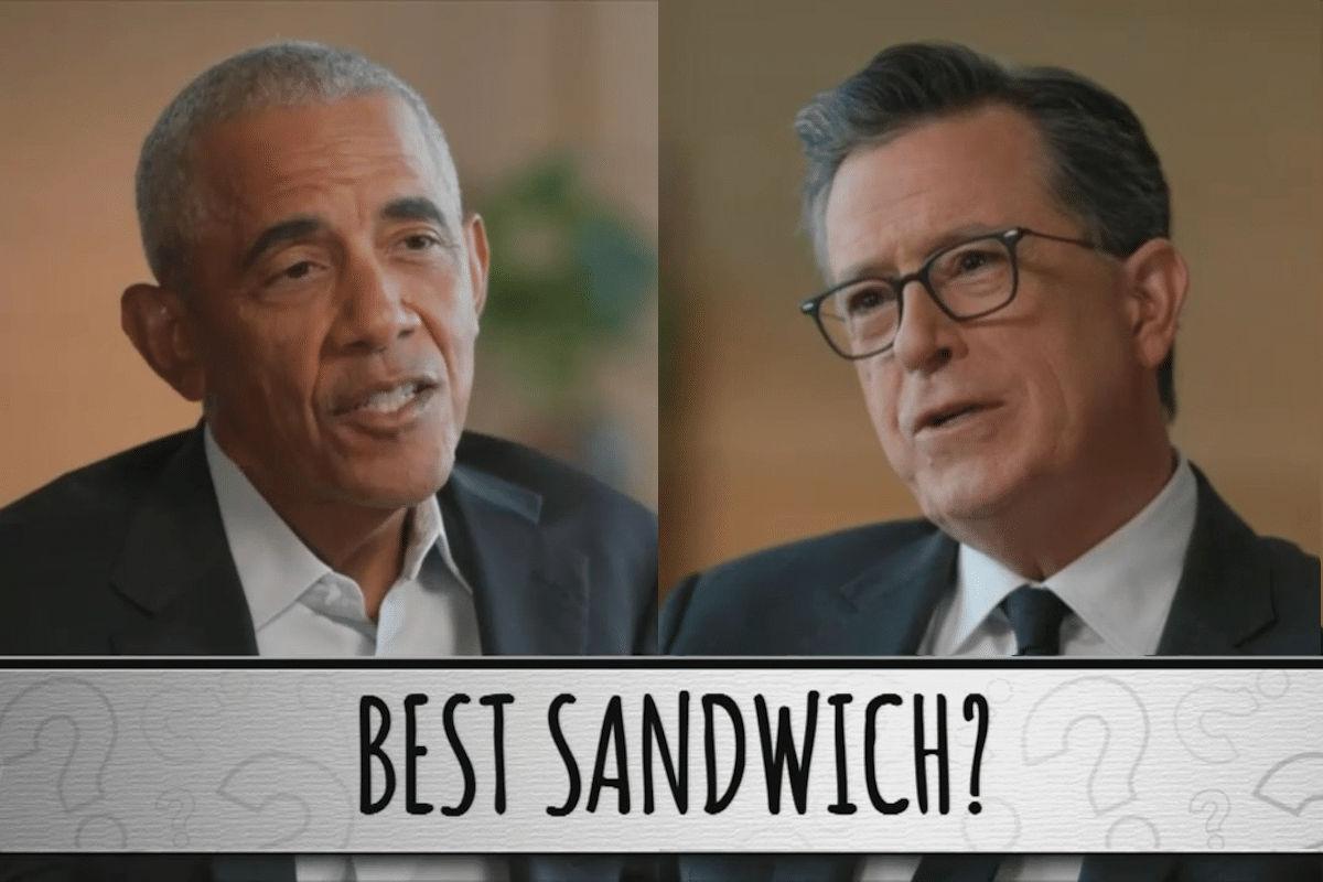 Barack Obama, Stephen Colbert