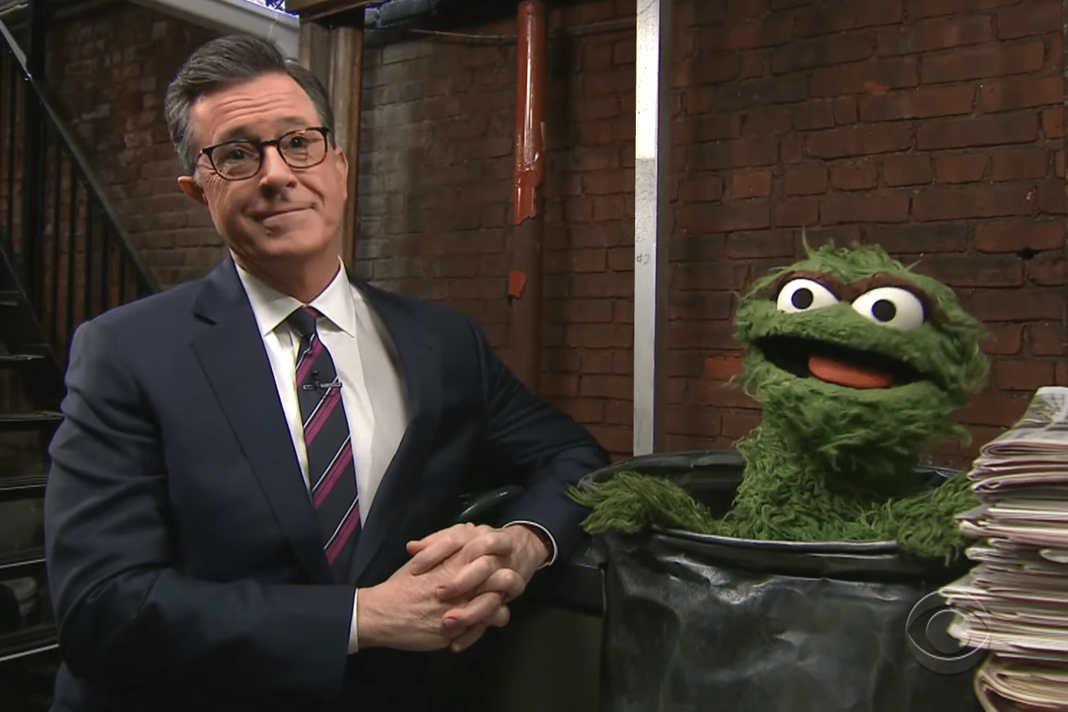 Stephen Colbert, Oscar the Grouch