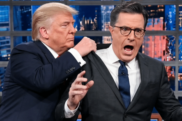 Trump Colbert AI
