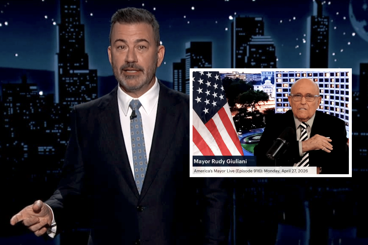 Kimmel Giuliani Vampire Grave Joke