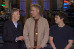 Paul McCartney, Will Ferrell, and Marcello Hernandez