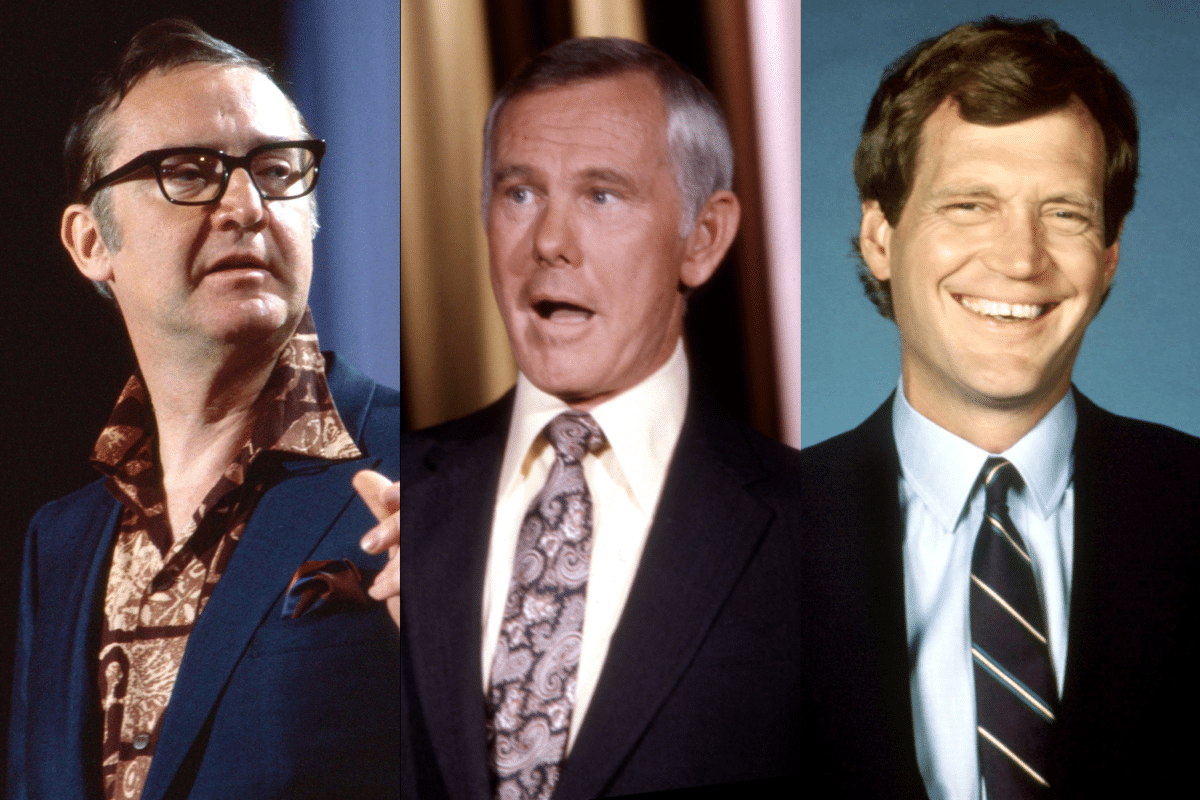 Steve Allen, Johnny Carson, David Letterman