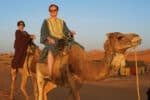 Sona and Conan on camels