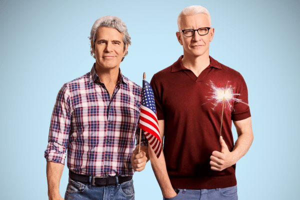 Andy Cohen and Anderson Cooper