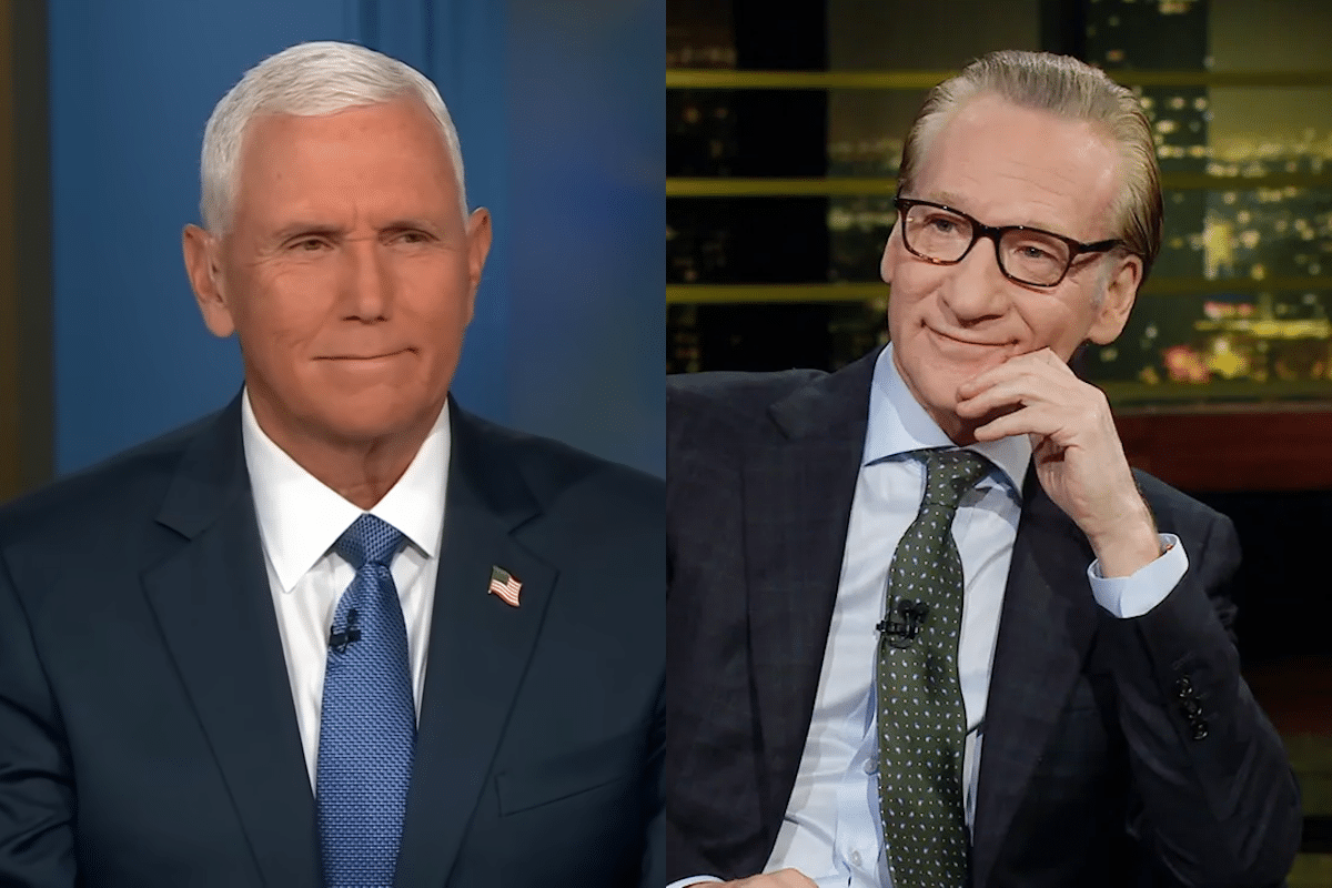 Mike Pence, Bill Maher