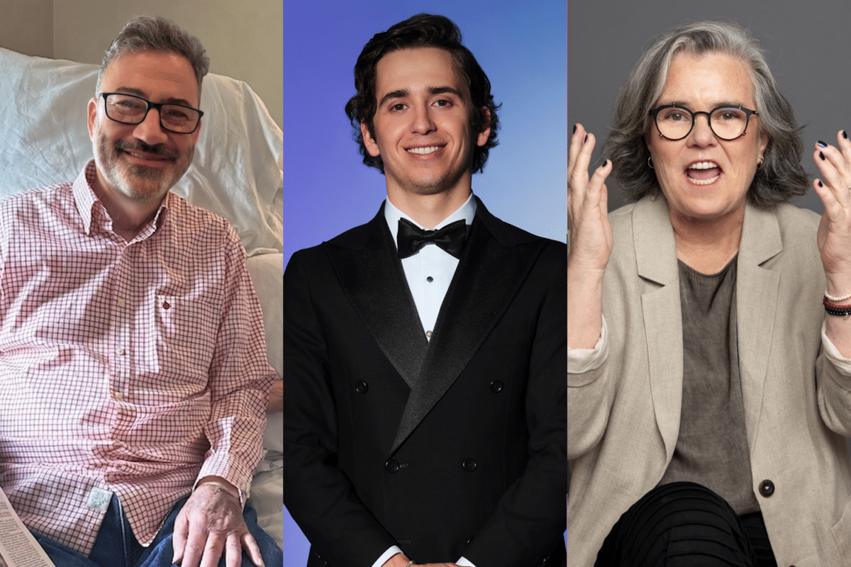 Jimmy Kimmel, Marcello Hernandez, Rosie O'Donnell