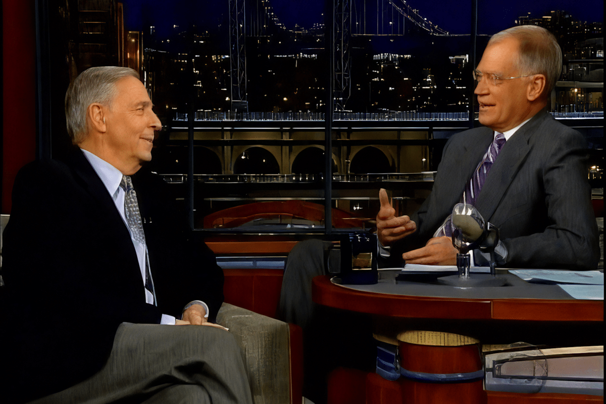 Peter Lassally, David Letterman