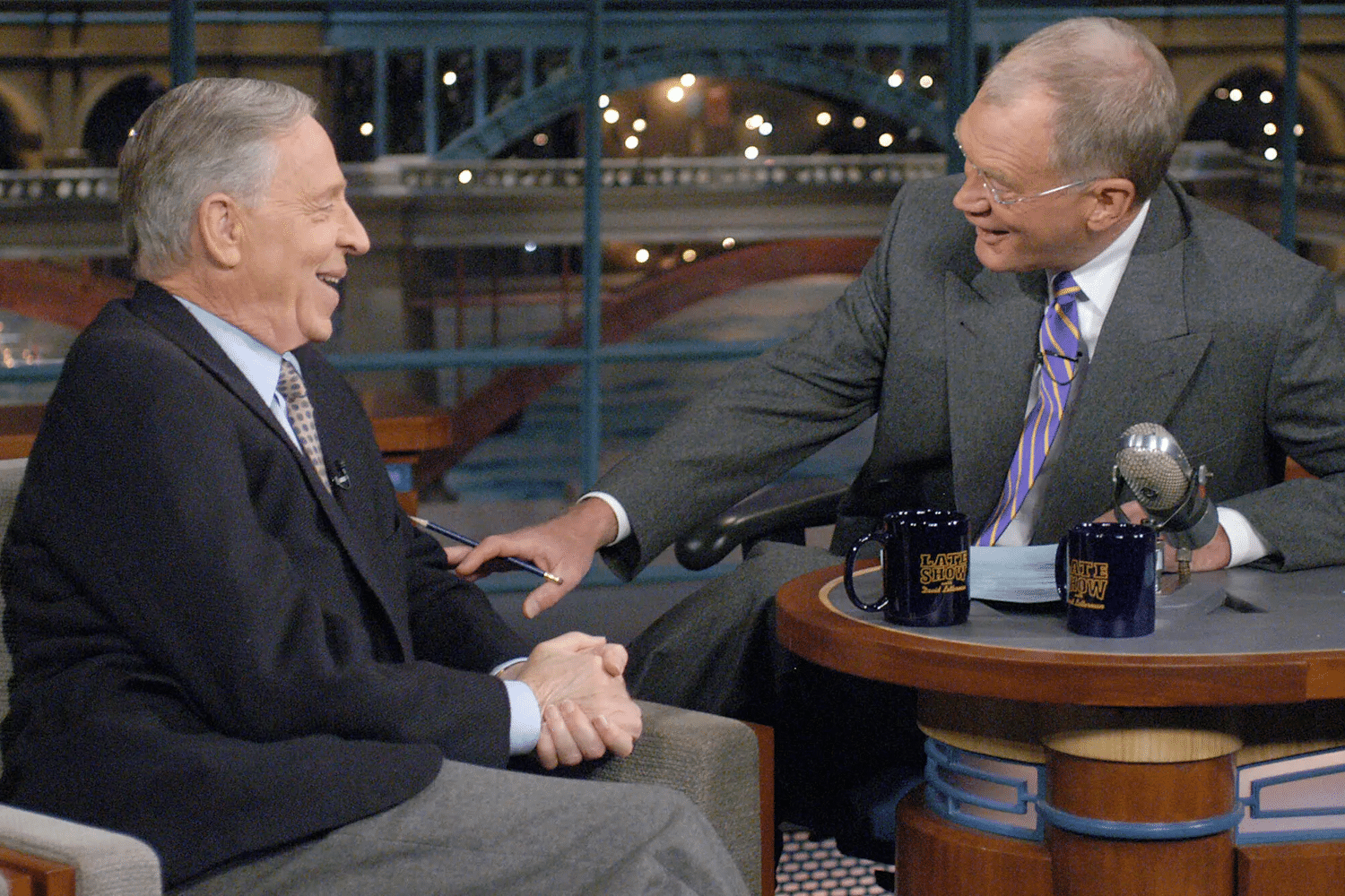 Peter Lassally, David Letterman