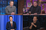 Seth Meyers, James Corden, Jimmy Fallon, Ike Barinholtz